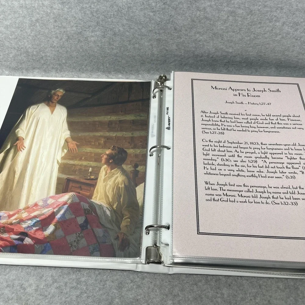 LDS Church History D&C Gospel Art Book Binder Mormon‎ Joseph Smith Teaching Kit